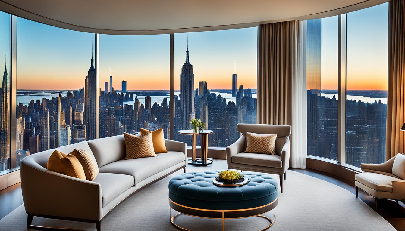 Luxury hotel suites in New York